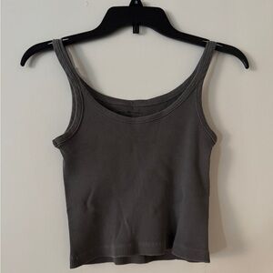 Brandy Melville Charcoal Knit Top